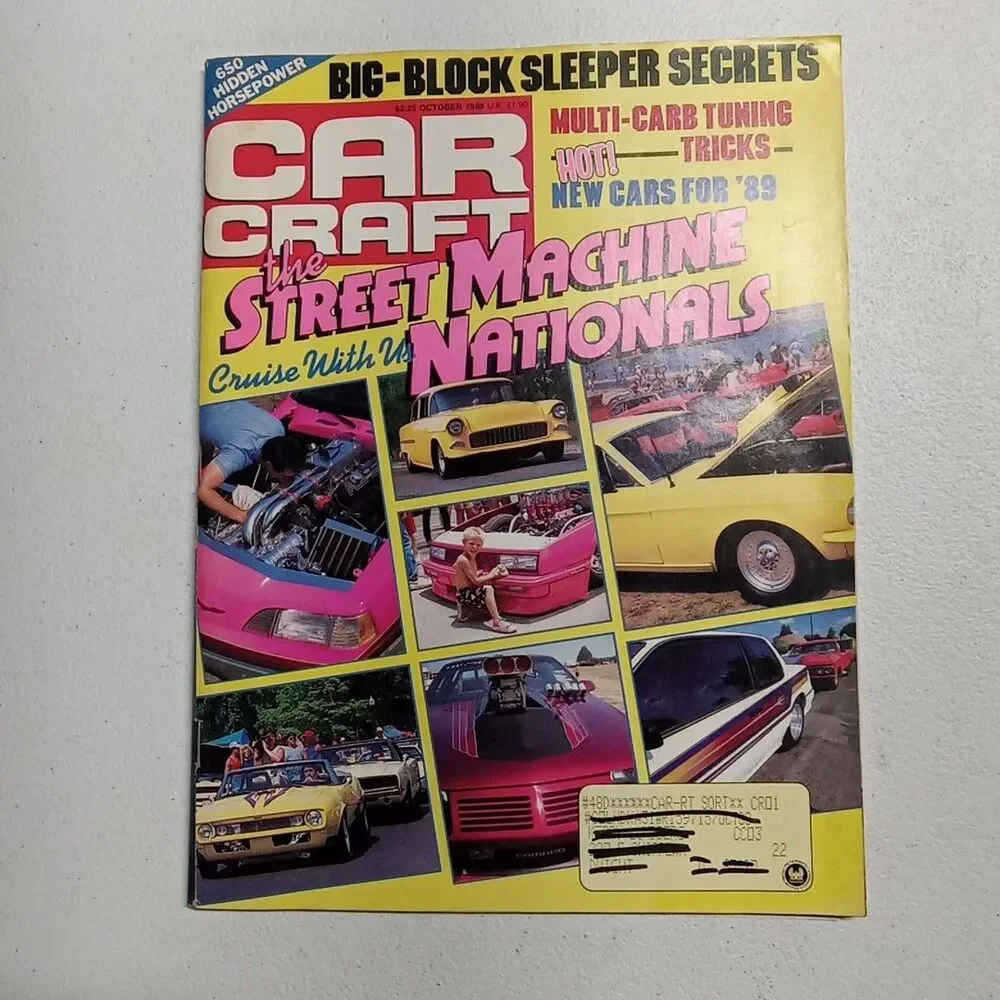 CAR CRAFT OCTOBER 1988 THE STREET MACHINE NATIONALS